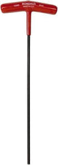 Bondhus - 4mm Hex, T-Handle Cushion Grip, Hex Key - 229mm OAL, Metric System of Measurement - Exact Tool & Supply