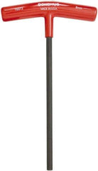 Bondhus - 8mm Hex, T-Handle Cushion Grip, Hex Key - 229mm OAL, Metric System of Measurement - Exact Tool & Supply
