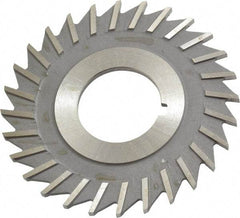 Value Collection - 2-1/2" Blade Diam x 3/32" Blade Thickness, 7/8" Hole, 28 Teeth, High Speed Steel Side Chip Saw - Straight Tooth, Arbor Connection, Uncoated - Exact Tool & Supply