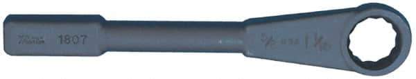 Martin Tools - 3" 12 Point Striking Box Wrench - Single End, 4-31/64" Head Diam x 1-5/8" Head Thickness, 13-13/16" OAL, Steel, Black Finish - Exact Tool & Supply