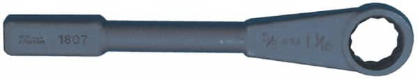 Martin Tools - 2-1/16", 12 Point, Black Finish, Single End, Striking Box Wrench - Exact Tool & Supply