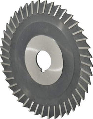 Value Collection - 6" Blade Diam x 3/32" Blade Thickness, 1" Hole, 42 Teeth, High Speed Steel Side Chip Saw - Straight Tooth, Arbor Connection, Uncoated - Exact Tool & Supply