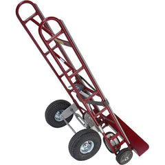 Wesco Industrial Products - 10" Wheel Diam Hand Truck 4 Wheel Convertible Kit - For Use with Wesco Steel Service Carts - Exact Tool & Supply