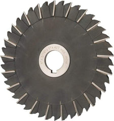 Value Collection - 6" Blade Diam x 3/16" Blade Thickness, 1" Hole, 42 Teeth, High Speed Steel Side Chip Saw - Staggered Tooth, Arbor Connection, Uncoated - Exact Tool & Supply