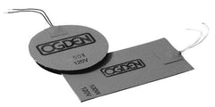 Value Collection - 5" Long x 3" Wide, Rectangular, Silicon Rubber, Standard Heat Blanket - 120 Volt, Adhesive Back, Use with Metal Containers - Exact Tool & Supply
