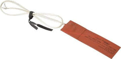 Value Collection - 3" Long x 1" Wide, Rectangular, Silicon Rubber, Standard Heat Blanket - 120 Volt, Adhesive Back, Use with Metal Containers - Exact Tool & Supply