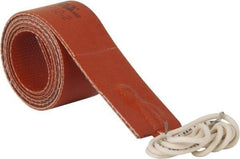 Value Collection - 24" Long x 1" Wide, Rectangular, Silicon Rubber, Standard Heat Blanket - 120 Volt, Plain Back, Use with Metal Containers - Exact Tool & Supply