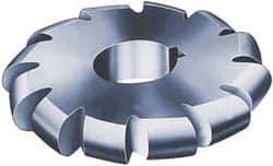 Value Collection - 7/64" Radius, 2-1/4" Diam, 12 Teeth, Arbor Connection, High Speed Steel Convex Radius Cutter - Form Relieved Relief, Bright Finish - Exact Tool & Supply
