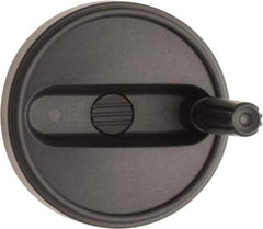KIPP - 3.9" Diam, Thermoplastic Handwheel with Handle - 1.1" Hub Diam - Exact Tool & Supply