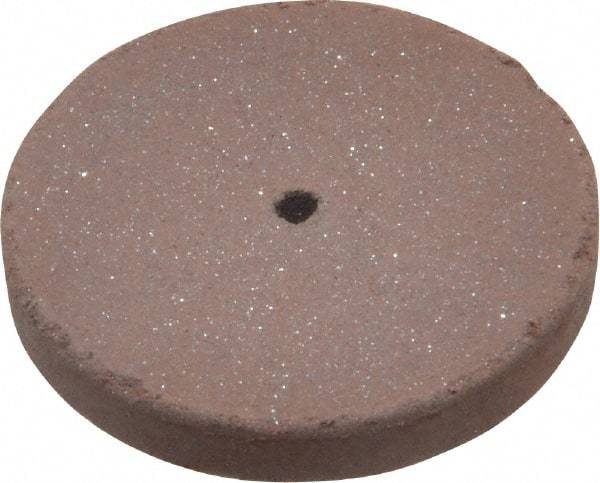 Cratex - 1" Diam x 1/16" Hole x 1/8" Thick, Surface Grinding Wheel - Silicon Carbide, Fine Grade, 25,000 Max RPM, Rubber Bond, No Recess - Exact Tool & Supply