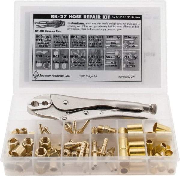 Made in USA - Hose Repair Kit - Exact Tool & Supply