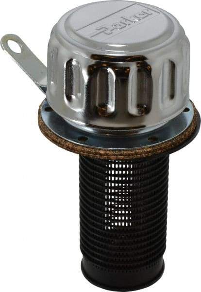 Parker - 10 Micron Rating, Nonmetallic Breather - Exact Tool & Supply