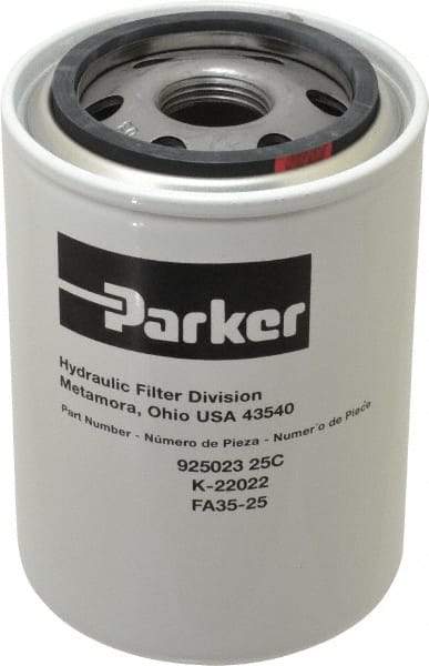 Parker - 25 Micron Rating, Spin On Breather - Exact Tool & Supply
