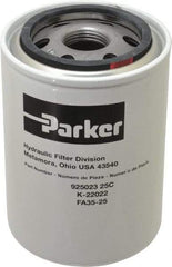 Parker - 25 Micron Rating, Spin On Breather - Exact Tool & Supply