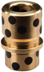 Dayton Lamina - 2-1/2" ID x 4-3/8" OAL, Cast Aluminum Bronze, Die & Mold Shoulder Bushing - Shoulder, 3-13/16" Bottom OD, 3-1/4" Top OD, 2-1/2" Under Collar, 2-1/2" Under Collar, 1-7/8" Above Collar - Exact Tool & Supply