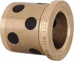 Dayton Lamina - 7/8" ID x 1-3/8" OAL, Aluminum Bronze, Die & Mold Shoulder Bushing - Shoulder, 1-1/4" Bottom OD, 1-1/4" Top OD, 1.43" Collar OD, 1-3/16" Above Collar - Exact Tool & Supply