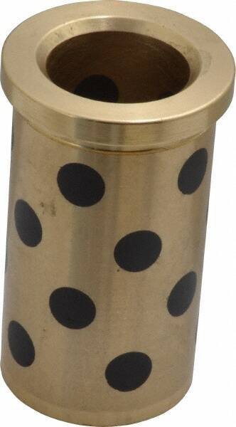 Dayton Lamina - 7/8" ID x 2-3/8" OAL, Aluminum Bronze, Die & Mold Shoulder Bushing - Shoulder, 1-1/4" Bottom OD, 1-1/4" Top OD, 1.43" Collar OD, 2-3/16" Above Collar - Exact Tool & Supply