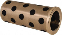 Dayton Lamina - 1-1/2" ID x 4-7/8" OAL, Aluminum Bronze, Die & Mold Shoulder Bushing - Shoulder, 2.0005" Bottom OD, 2.0005" Top OD, 2.18" Collar OD, 4-11/16" Above Collar - Exact Tool & Supply