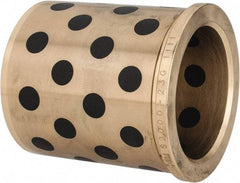 Dayton Lamina - 2" ID x 2-7/8" OAL, Aluminum Bronze, Die & Mold Shoulder Bushing - Shoulder, 2-1/2" Bottom OD, 2-1/2" Top OD, 2.68" Collar OD, 2-11/16" Above Collar - Exact Tool & Supply