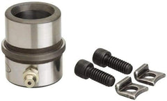 Dayton Lamina - 3" ID x 2-7/8" OAL, Steel, Bronze Plated Die & Mold Shoulder Bushing - Short Shoulder, 4.19" Bottom OD, 3-3/4" Top OD, 4.283" Collar OD, 1" Under Collar, 1-7/8" Above Collar - Exact Tool & Supply