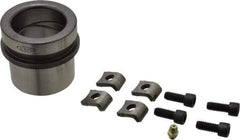 Dayton Lamina - 1-3/4" ID x 2-3/8" OAL, Steel, Die & Mold Shoulder Bushing - Short Shoulder, 2-1/2" Bottom OD, 2-1/4" Top OD, 2.658" Collar OD, 1" Under Collar, 1-3/8" Above Collar - Exact Tool & Supply