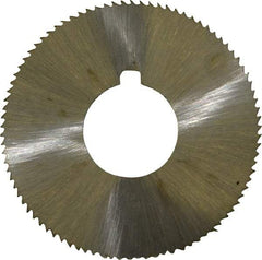 Value Collection - 1-3/4" Diam x 0.057" Blade Thickness x 5/8" Arbor Hole Diam, 90 Tooth Slitting and Slotting Saw - Arbor Connection, Right Hand, Uncoated, High Speed Steel, Concave Ground, Contains Keyway - Exact Tool & Supply