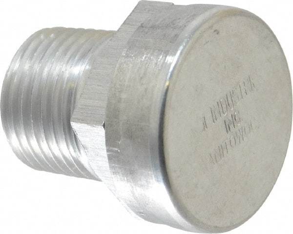 LDI Industries - 1/2 Thread, Aluminum, Protected Vent - 1-5/16" High, 1-1/4" Hex Flats Diam - Exact Tool & Supply