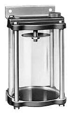 LDI Industries - 5-1/2" Diam, 1/4 x 1/2 Thread, Central Lubrication System Grease Reservoir - Exact Tool & Supply