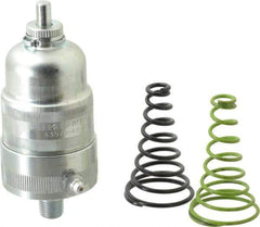 Alemite - 1.75 Ounce Reservoir Capacity, 1/4 NPTF Thread, Spring-Loaded, Grease Cup and Lubricator - -40 to 65.56°C Operating Temp, 0.21 to 0.46 Bar Operating Pressure - Exact Tool & Supply