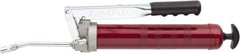 Alemite - 10,000 Max psi, Rigid Lever Grease Gun - 16 oz Capacity, 1/8 Thread Outlet, 21 Strokes per oz, 3-Way, Cartridge, Refill & Suction Fill, Includes Coupler & Loader Fitting - Exact Tool & Supply