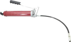 Alemite - 10,000 Max psi, Flexible Lever Grease Gun - 16 oz Capacity, 1/8 Thread Outlet, 21 Strokes per oz, 3-Way, Cartridge, Refill & Suction Fill, Includes Coupler & Loader Fitting - Exact Tool & Supply