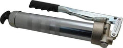 Alemite - 10,000 Max psi, Rigid Lever Grease Gun - 16 oz Capacity, 1/8 Thread Outlet, 16 (High Volume Mode) & 25 (High Pressure Mode) Strokes per oz, 3-Way, Cartridge, Refill & Suction Fill, Includes Coupler - Exact Tool & Supply