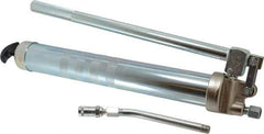 Alemite - 5,000 Max psi, Rigid Lever Grease Gun - 24 oz Capacity, 1/4 Thread Outlet, 10 Strokes per oz, 3-Way, Cartridge, Refill & Suction Fill, Includes Coupler & Loader Fitting - Exact Tool & Supply