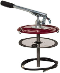 Alemite - Grease Lubrication 5 Strokes/oz Flow Steel, Aluminum & Stainless Steel Lever Hand Pump - For 35 Lb Container - Exact Tool & Supply