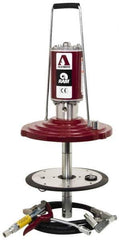 Alemite - Grease Lubrication 4.5 Lb/min Flow Steel, Aluminum, Stainless Steel & Nylon Air-Operated Pump - For 35 Lb Container - Exact Tool & Supply