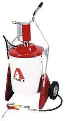 Alemite - Grease Lubrication 4.5 Lb/min Flow Steel, Aluminum, Stainless Steel Air-Operated Pump - For 70 Lb Container - Exact Tool & Supply