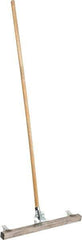 Mag-Mate - 18" Long Push Magnetic Sweeper with Wheels - 3/4" Wide x 3" High x 38" Long, 1-1/4" Wheel Diam, 3/4" Clearance - Exact Tool & Supply