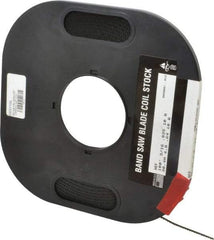 M.K. MORSE - 3/16" x 100' x 0.025" Carbon Steel Band Saw Blade Coil Stock - 10 TPI, Toothed Edge, Raker Set, Flexible Back, Constant Pitch, - Exact Tool & Supply