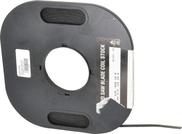 M.K. MORSE - 3/8" x 100' x 0.025" Carbon Steel Band Saw Blade Coil Stock - 18 TPI, Toothed Edge, Raker Set, Flexible Back, Constant Pitch, - Exact Tool & Supply