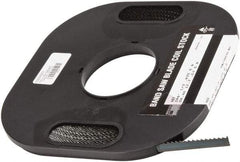 M.K. MORSE - 1/2" x 100' x 0.025" Carbon Steel Band Saw Blade Coil Stock - 6 TPI, Toothed Edge, Raker Set, Flexible Back, Constant Pitch, - Exact Tool & Supply