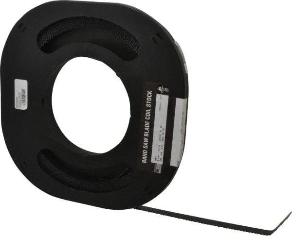 M.K. MORSE - 3/4" x 100' x 0.032" Carbon Steel Band Saw Blade Coil Stock - 6 TPI, Toothed Edge, Raker Set, Flexible Back, Constant Pitch, - Exact Tool & Supply
