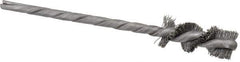 Osborn - 3/8" Diam Helical Steel Tube Brush - 0.008" Filament Diam, 1" Brush Length, 3-1/2" OAL, 1/8" Diam Shank - Exact Tool & Supply