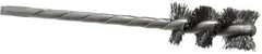 Osborn - 1/2" Diam Helical Steel Tube Brush - 0.008" Filament Diam, 1" Brush Length, 3-1/2" OAL, 1/8" Diam Shank - Exact Tool & Supply