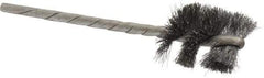 Osborn - 3/4" Diam Helical Steel Tube Brush - 0.005" Filament Diam, 1" Brush Length, 3-1/2" OAL, 1/8" Diam Shank - Exact Tool & Supply