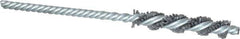 Osborn - 3/8" Diam Helical Nylon Tube Brush - 2" Brush Length, 5" OAL, 0.187" Diam Shank - Exact Tool & Supply