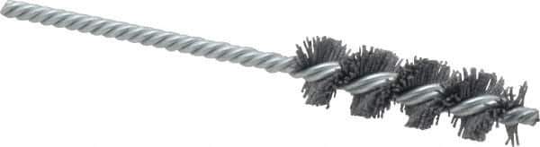 Osborn - 5/8" Diam Helical Nylon Tube Brush - 2" Brush Length, 5" OAL, 0.208" Diam Shank - Exact Tool & Supply