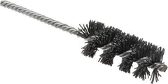Osborn - 1" Diam Helical Nylon Tube Brush - 2-1/2" Brush Length, 5-1/2" OAL, 0.208" Diam Shank - Exact Tool & Supply