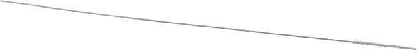 Osborn - 0.03" Diam Helical Nylon Tube Brush - 1/2" Brush Length, 4" OAL, 0.014" Diam Shank - Exact Tool & Supply