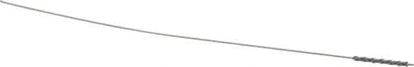 Osborn - 0.05" Diam Helical Nylon Tube Brush - 1/2" Brush Length, 4" OAL, 0.023" Diam Shank - Exact Tool & Supply