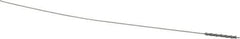 Osborn - 0.05" Diam Helical Nylon Tube Brush - 1/2" Brush Length, 4" OAL, 0.023" Diam Shank - Exact Tool & Supply